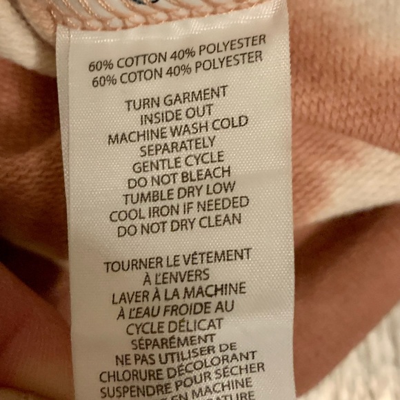 NWT Beach Lunch Lounge Tie Dye Hooded Sweatshirt Size XS - Picture 6 of 8